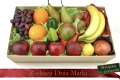 Zestaw owoców na Dzień Matki - 5 - awokado banany cytryny granat gruszki jabłka karambola kiwi pomarańcze mango winogrona