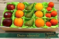 Zestaw owoców na prezent z życzeniami "Dużo zdrowia!"