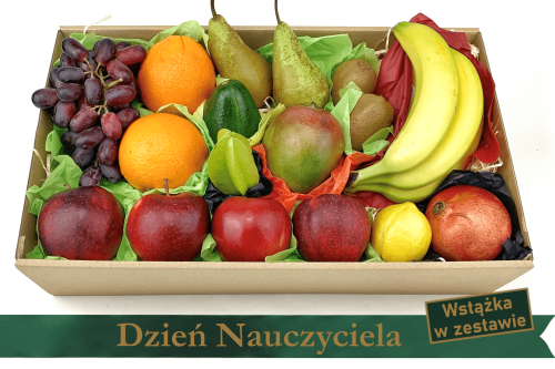 Zestaw owoców na Dzień Nauczyciela