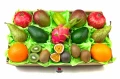 Owocowy prezent 27 - smoczy owoc marakuja karambola granaty mango pomarańcze awokado gruszki kiwi